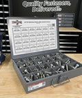 306 Piece Metric A2 Stainless Steel Allen Socket Head Cap Bolts Set M6 M8 M10 M12 Assortment Silver Finish 18 8 Grade