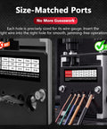 Heavy Duty Manual Wire Stripper Tool For Scrap Copper Recovery, Multi Hole Wire Peeler Works On 3mm To 17mm Wires, Fast Insulation Removal