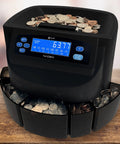 Smart S545 Pro Coin Counter Sorter And Wrapper For Busy Cash Joints With Fast 300 Coins Per Minute Rate Includes 48 Black Wrappers
