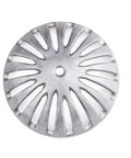 Heavy Duty Aluminum Floor Drain Dome Cover 5-1/2 Inch Width By 2-1/4 Inch Height, dome strainer top view.