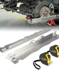 Heavy Duty Toe Alignment Tool Plates With Tape Measures Stainless Steel Wheel Alignment Plate Upgrade For Precise Toe Alignment