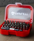 Security Bit Set 32 Piece Tamper Proof Kit With 30 Industrial Grade Bits and Quick Release Quarter Inch Magnetic Drill Adapter