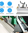 14 Inch Manual Roller Lacer Conveyor Belt Lacing Tool For PVC PVK Belts Mechanical Splice Kit with wire hook buckle
