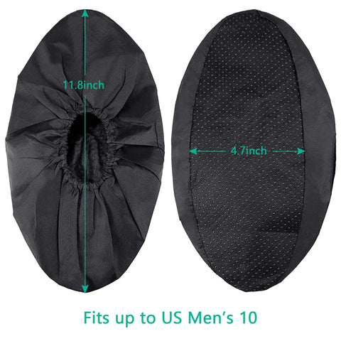 8 Pairs Non Slip Reusable Shoe Covers Waterproof Boot Covers With Elastic Band For Easy Fit And Secure Wear