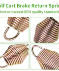 Heavy Duty Golf Cart Brake Return Spring Fits Club Car DS OEM Replacement 1013531 close-up showing hook and coil details.