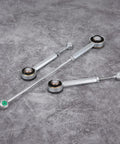 Beefy Aluminum Gear Shift Linkage Rod Kit For Berlingo Xantia 306 405 Partner, direct replacement, aluminum