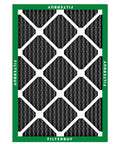 MERV 10 Odor Busting and Allergy Defense Air Filter with Activated Carbon Electrostatic Pleated Replacement HVAC Systems 20x25x1