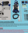 HayWHNKN portable precision boring machine, 110V, on-site hole drilling; 35–80mm bore, 300mm travel, 160cm bar.
