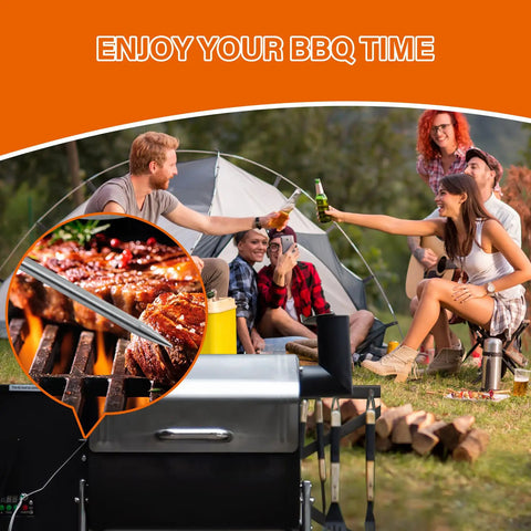 Meat Temperature Probe Replacement For 110V Jim Bowie Daniel Boone Choice Grills And Davy Crockett Wood Pellet Grills in action