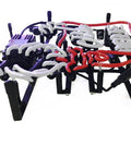 Back view of Lit Real Neon Bar Sign With Warm Glass Neon Light Handcrafted for home bar and events, real glass tubing and mounting chains visible.