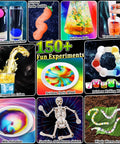 150 Experiments Science Kit For Kids Hands On Chemistry And Physics Lab Set With fun colorful experiments displayed