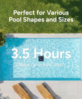 Robotic Pool Cleaner With 210 Minute Runtime Smart 3D Navigation Inverter Energy Saving Tech Cleans Floor Walls And Waterline
