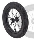 12 Inch Kids Bike Front Wheel Replacement With Solid Rubber Tire And Inner Tube Included Not For Huffy Bikes Schrader Tube Ready Mounted