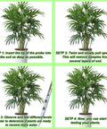 14 Inch Stainless Steel Soil Probe for House Plants and Garden Soil Sampling with step-by-step usage guide.