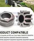 Steering Pinion Gear And Bushing Kit For MTD Lawn Tractors, Eleven Tooth Pinion With Splines, Bushing With Hexagonal Shape