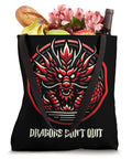 Dragon Boat Race Tote Bag For Fans And Crews Dope Festival Style Carryall With Bold Boat Race Artwork filled with groceries