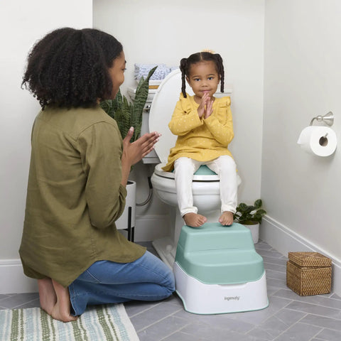 Fast Track Potty Training With This Game Changing 3 In 1 Potty Seat That Transitions From Floor Chair To Toilet Topper And Rugged Step Ladder Featuring A Quick Pour Removable Pot For Toddlers Eighteen Months Plus