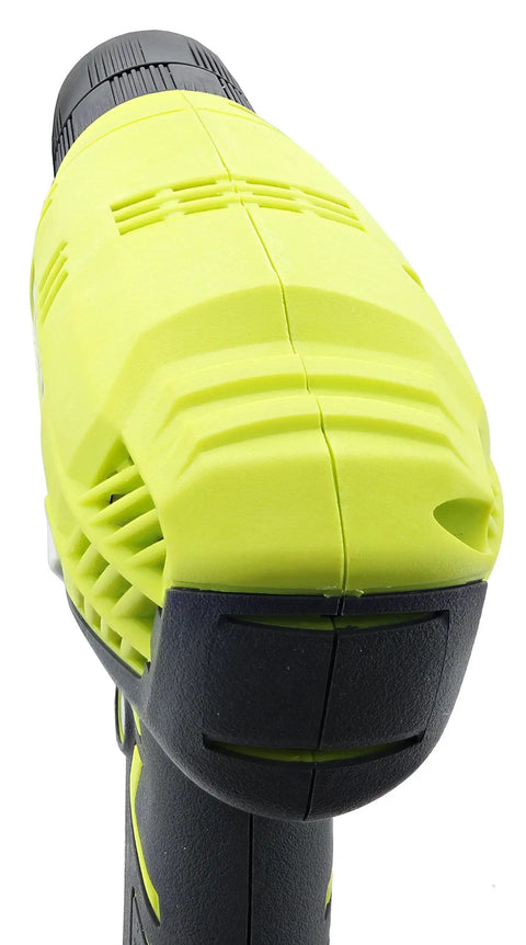 Rear view of Beefy 5.5 Amp Corded 3/8 Inch Variable Speed Compact Drill Driver with durable design for DIY projects