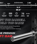 Built Like A Tank Power Cage Rack With Cable Crossover System And 2000 Pound Load Bearing Capacity For Game Changing Home Gym Setup Including Black Steel Framing Multi Function Workout Machine With Extra Training Attachments 7ft olympic barbell specifications.