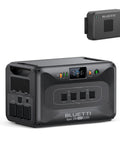 Heavy Duty Portable Solar Generator Lfp Battery 2764 Wh Rapid Dual Input Charger Off Grid RV and Home Backup Power Station in black.