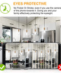 Modern kitchen lighting with Retro ST58 Edison LED Filament Bulbs, showcasing flicker-free daylight white illumination.