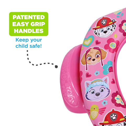 Super Chill Toddler Potty Seat With Plush Cushion And Sure Grip Handles For Smooth Baby Potty Training And No Sweat Wash Down Routine That Fits Snugly On Most Household Bowls Without Any Hassle