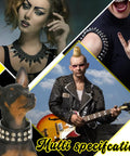 354 Piece Punk Spikes And Studs Kit In 8 Sizes For Leather Crafting used on jackets and collars with people and dog