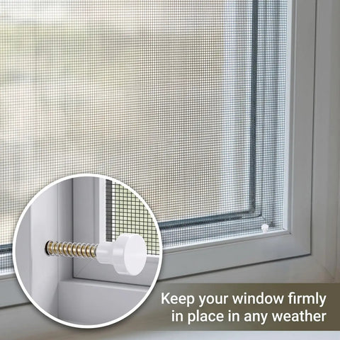 Top Rated 12 Pack Window Screen Replacement Plunger Pins And High Grade Spring Clips Repair Kit with spring securing window screens.