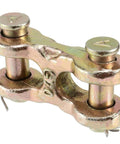 No Sweat Rigging 4 Pack 3/8 Double Clevis showing zinc plated G70 chain repair link for trailers and hauling gear.