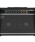 Front view of JC 40 Jazz Chorus Guitar Amp With Signature Dimensional Space Chorus Dual 10 Inch Speakers 40 Watt Stereo Power