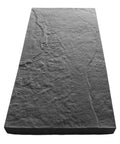 Stone Veneer Rubber Paver Molds For Concrete Rustic Patio And Walkway Edging DIY Friendly No Release Agent Needed Easy Color Pigment Release Reusable For Hundreds Of Uses 24 Inches Long By 12 Inches Wide By 1.5 Inches Deep rectangular mold top view