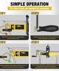 Assembly steps of Engine Hoist Shop Crane Engine Leveler 1500 Lbs Steel With Ball Bearing And Adjustable Handle.