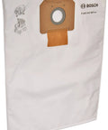 Fleece Filter Bags 9-Gallon Replacement 5-Pack for VAC090A and VAC090S Dust Extractors, Dry Materials Only, White
