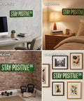 Dope Vintage Aluminum Street Quote Plaque Wall Art For Bedroom Office Gym Bringing Chill Vibes To Each Spot in four environments.