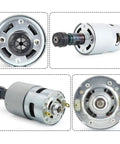 Motor component of 3 Axis DIY CNC Router Kit With GRBL Offline Controller, showing multiple angles and connector detail.