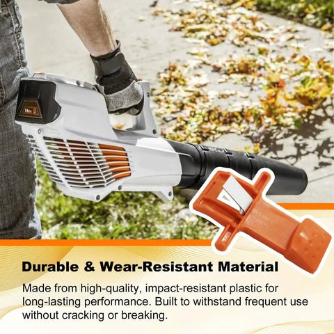 Battery Latch Lockout Lever Replacement Kit For Stihl MSA120 MSA140 BGA56 BGA57 FSA56 HSA56 HLA56 HTA50 in use.