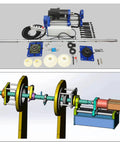 Heavy Hitter Portable Line Boring Machine For Diesel Engine Machining 110V Hole Drilling workhorse components and assembly illustration.