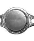 MUFL006CE 30mm Eccentric Collar 2-Bolt Flange Stainless Insert Sealed Ball Bearing front view