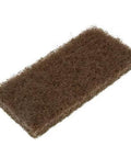 Brown scrub pad, 6x9, Sam brand, 5 per box.
