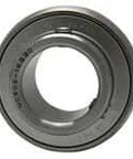 UC210-32MZ20 Wide Single-Row Set-Screw Ball Insert, Kanigen Finish, front view of bearing for pillow block applications.