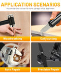 56-Piece Home Repair Tool Kit With Precision Screwdriver Set And General Household Tools for DIY Projects application scenarios