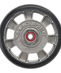 Eight Inch Mold On Rubber Wheel For Carts With Red Sealed Semi Precision Ball Bearings By Magliner Durable Puncture Resistant Rubber Tread