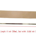 10 Pieces Replacement Element Grip And Teflon Tapes For Impulse Sealers with 8 inch sealing element and PTFE sheet visible