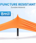 8 Mil Nitrile Disposable Gloves Heavy Duty Mechanic Large 100 Count Powder Free showing puncture-resistant material