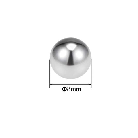 8mm Bearing Balls 304 Stainless Steel G100 Pro Grade Precision 50 Pieces For Smooth Corrosion Resistant Bearings And Mechanical Projects