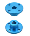 8mm Aluminum Flange Shaft Coupler delivers a secure, precise link between two shafts for DIY motors and RC builds, shown front and side view