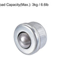 Close-up view of 8 Mm Ball Transfer Bearing Unit Pack Of 6 With 360 Degree Rotation Drop In Mount DIY Ready For Transmission Systems.