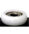 8mm Bore Bearing with 27.5mm White Plastic Tire 8x27.5x8mm - VXB Ball Bearings