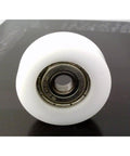 8mm Bore Bearing with 30mm White Plastic Tire 8x30x10mm - VXB Ball Bearings