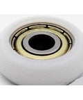 8mm Bore Bearing with 30mm White Plastic Tire 8x30x8.5mm - VXB Ball Bearings
